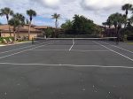 Community tennis court